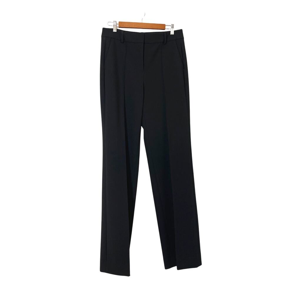 J. Crew Natalia Pant Carreman European Four-Season Stretch Fabric 10 Tall Black